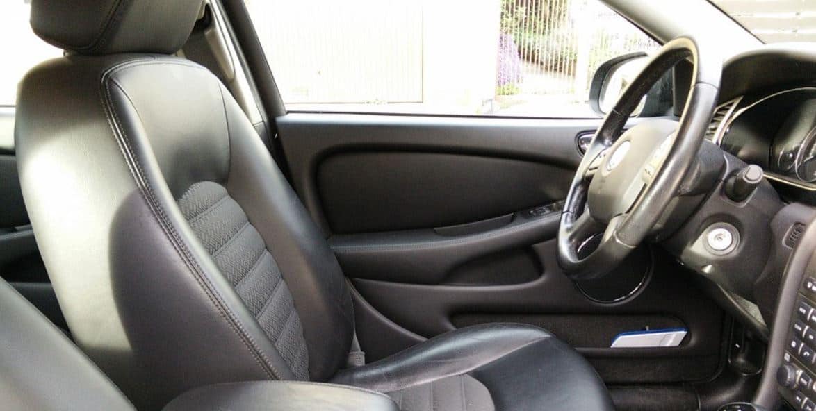 Clean car interior