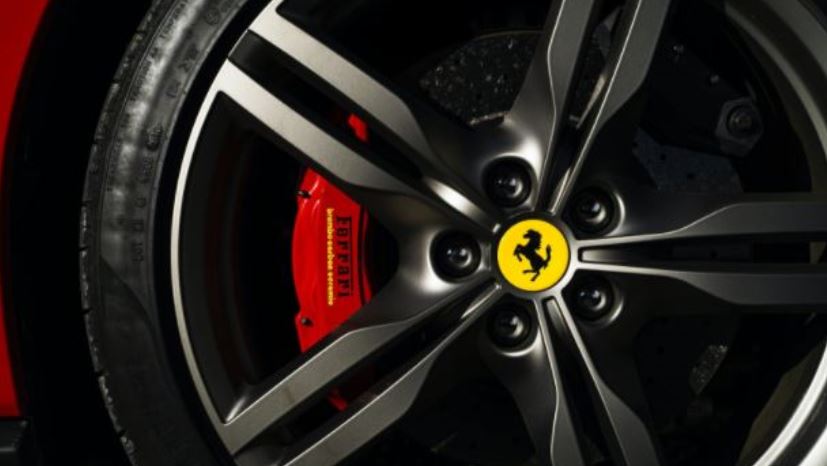 Ferrari wheel close up